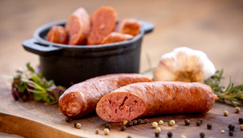 Bio Rauchwurst vom Burgrain